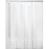 image:imageiDesign PEVA WaterResistant Stall Shower Curtain Liner  Reinforced Top Hem