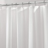 image:imageiDesign PEVA WaterResistant Stall Shower Curtain Liner  Reinforced Top Hem