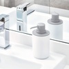 image:imageiDesign Plastic Soap Dispenser Pump The Cade Collection  12oz 314 x 314 x 639 Matte BlackWhite  Gray