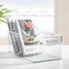 image:imageiDesign Stackable Fridge Bin Set of 4 Clear  Kitchen Storage Bin For Pantry Cabinets or FridgePack of 1
