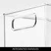image:imageiDesign Stackable Fridge Bin Set of 4 Clear  Kitchen Storage Bin For Pantry Cabinets or FridgePack of 2