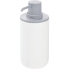 image:imageiDesign Plastic Soap Dispenser Pump The Cade Collection  12oz 314 x 314 x 639 Matte BlackWhite  Gray
