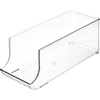 image:imageiDesign 70938M4 Plastic Canned Food and Soda Can Organizer with Lid for Refrigerator Freezer and Pantry BPAFree Set of 4 ClearSet of 4