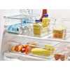 image:imageiDesign 70938M4 Plastic Canned Food and Soda Can Organizer with Lid for Refrigerator Freezer and Pantry BPAFree Set of 4 ClearSet of 4