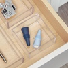 image:imageiDesign Clarity Collection Countertop Vanity Tray Organizer Extra Small  Bathroom Bedroom Closet Entryway ClearPack of 1