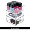 image:imageiDesign Clarity Collection Countertop Vanity Tray Organizer Extra Small  Bathroom Bedroom Closet Entryway ClearPack of 1