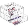 image:imageiDesign Clarity Stacking Eyeglass Case 3 Drawer Clear3Drawer