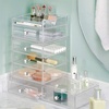 image:imageiDesign Clarity Stacking Eyeglass Case 3 Drawer Clear3Drawer