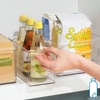 image:imageiDesign Stackable Plastic Handle Bin Storage Organizers 18 Pack Clear  For Kitchen Fridge Pantry Home Assortment SetPack of 1