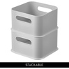 image:imageiDesign Storage Bin with Handles  Organize Kitchen Bathroom or Home OfficePack of 1