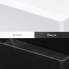 image:imageiDesign The Sarah Tanno Collection InDrawer Cosmetic Organizer Bin White1 Section