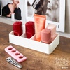 image:imageiDesign The Sarah Tanno Collection InDrawer Cosmetic Organizer Bin White4 Section