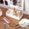 image:imageiDesign The Sarah Tanno Collection InDrawer Cosmetic Organizer Bin White5 Section