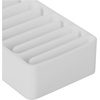 image:imageiDesign The Sarah Tanno Collection InDrawer Cosmetic Organizer Bin WhiteBrush Organizer
