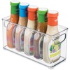 image:imageiDesign Stackable Plastic Handle Bin Storage Organizers 18 Pack Clear  For Kitchen Fridge Pantry Home Assortment SetPack of 1