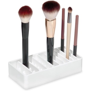 image:imageiDesign The Sarah Tanno Collection InDrawer Cosmetic Organizer Bin WhiteBrush Organizer