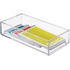 image:imageiDesign Stackable Makeup Drawer Organizer Set of 3 Clear  Vanity Organizer Desk OrganizerClear