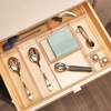 image:imageiDesign Stackable Makeup Drawer Organizer Set of 3 Clear  Vanity Organizer Desk OrganizerClear