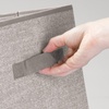 image:imageiDesign Aldo Fabric Wall MountOver Door Fabric Closet Storage Organizer with 4 Pockets for Clutch Purses Handbags Scarves Clothing 13 x 285  GrayStorage Cubes