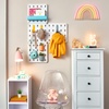 image:imageInterDesign iDesign Cade BPAFree Plastic Modular Hanging Pegboard Organizer Single Storage Hooks 488 x 267 x 125 Matte WhiteGray