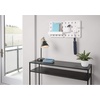 image:imageInterDesign iDesign Cade BPAFree Plastic Modular Hanging Pegboard Organizer Single Storage Hooks 488 x 267 x 125 Matte WhiteMatte White
