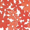 image:imageiDesign Blumz Floral BPAFree Flexible PVC Plastic Sink Protector Mat  11 x 12 RedRed