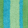 image:imageiDesign Ombre Microfiber Polyester Bath Mat NonSlip Shower Accent Rug for Master Guest and Kids Bathroom Entryway 34 x 21 Coral Ivory and GrayBlue and Green