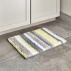 image:imageiDesign Ombre Microfiber Polyester Bath Mat NonSlip Shower Accent Rug for Master Guest and Kids Bathroom Entryway 34 x 21 Coral Ivory and GrayGray and Yellow