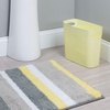 image:imageiDesign Ombre Microfiber Polyester Bath Mat NonSlip Shower Accent Rug for Master Guest and Kids Bathroom Entryway 34 x 21 Coral Ivory and GrayGray and Yellow