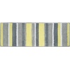 image:imageiDesign Ombre Microfiber Polyester Bath Mat NonSlip Shower Accent Rug for Master Guest and Kids Bathroom Entryway 34 x 21 Coral Ivory and GrayGray and Yellow