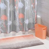 image:imageiDesign Ombre Microfiber Polyester Bath Mat NonSlip Shower Accent Rug for Master Guest and Kids Bathroom Entryway 34 x 21 Coral Ivory and GrayOmbre