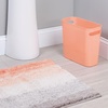image:imageiDesign Ombre Microfiber Polyester Bath Mat NonSlip Shower Accent Rug for Master Guest and Kids Bathroom Entryway 34 x 21 Coral Ivory and GrayOmbre