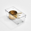image:imageiDesign Plastic Drawer Organizer Set of 6 Clear8 x 4 x 3