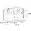 image:imageiDesign Plastic Sponge Holder with Suction Cups ClearMedium