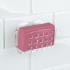 image:imageiDesign Plastic Sponge Holder with Suction Cups ClearSmall