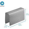image:imageiDesign Silicone Sink Saddle ClearGray
