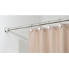 image:imageiDesign York Constant Tension Bathroom Shower Curtain Rod  4375 Medium PolishedWhite26  42