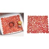 image:imageiDesign Blumz Floral BPAFree Flexible PVC Plastic Sink Protector Mat  11 x 12 RedRed