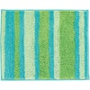 image:imageiDesign Ombre Microfiber Polyester Bath Mat NonSlip Shower Accent Rug for Master Guest and Kids Bathroom Entryway 34 x 21 Coral Ivory and GrayBlue and Green