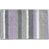 image:imageiDesign Ombre Microfiber Polyester Bath Mat NonSlip Shower Accent Rug for Master Guest and Kids Bathroom Entryway 34 x 21 Coral Ivory and GrayLavender and Gray