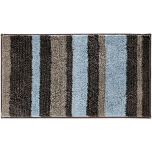 image:imageiDesign Ombre Microfiber Polyester Bath Mat NonSlip Shower Accent Rug for Master Guest and Kids Bathroom Entryway 34 x 21 Coral Ivory and GrayMocha and Gray