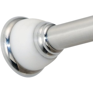 image:imageiDesign York Constant Tension Bathroom Shower Curtain Rod  4375 Medium PolishedWhite26  42