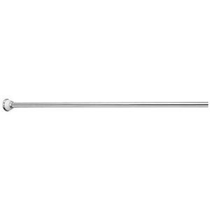 image:imageiDesign York Constant Tension Bathroom Shower Curtain Rod  4375 Medium PolishedWhite43  75