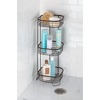 image:imageiDesign Forma Collection Standing Shower Caddy Organizer BronzeBronze