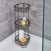 image:imageiDesign Forma Collection Standing Shower Caddy Organizer BronzeBronze