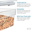image:imageiDesign Large Food Storage Bin with Airtight Lid for Kitchen or Pantry Storage  Set of 2  ClearPack of 2