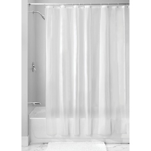 image:imageInterDesign MildewFree EVA 55 Gauge Shower Liner Long 72 x 84 Frost