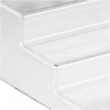 image:imageiDesign Recycled Plastic 3Tier Spice Rack The Linus Collection  88 x 101 x 35 Clear10 x 875 x 350  Set of 4