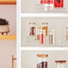 image:imageiDesign Recycled Plastic 3Tier Spice Rack The Linus Collection  88 x 101 x 35 Clear10 x 875 x 350  Set of 4