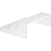 image:imageiDesign Recycled Plastic 3Tier Spice Rack The Linus Collection  88 x 101 x 35 Clear10 x 875 x 350  Set of 4